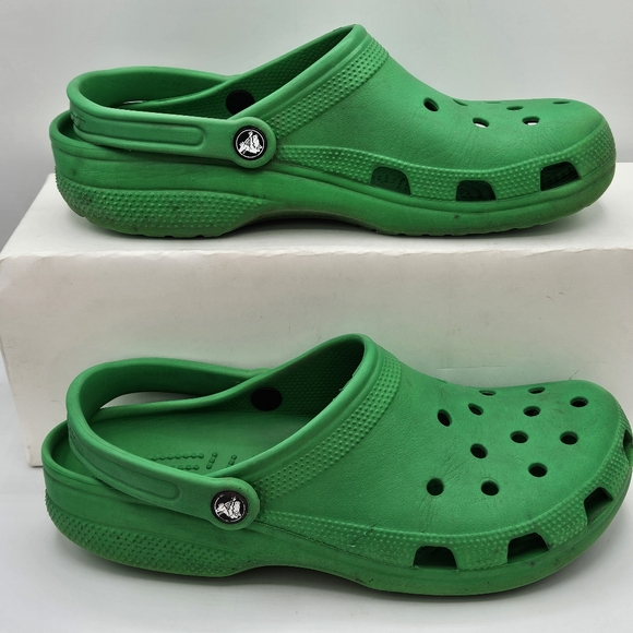 Crocs classic clog green women size  12 then size 10 - Picture 10 of 15